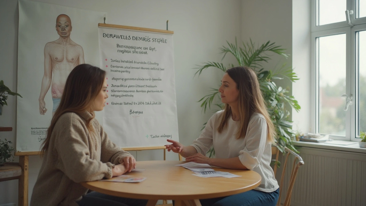 Postupy: doma s partnerem, self-masáž během dne, a co čekat u terapeuta