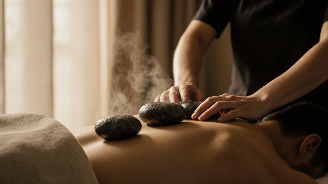 Jak masáž lávovými kameny zlepšuje náladu - vědecky ověřené účinky