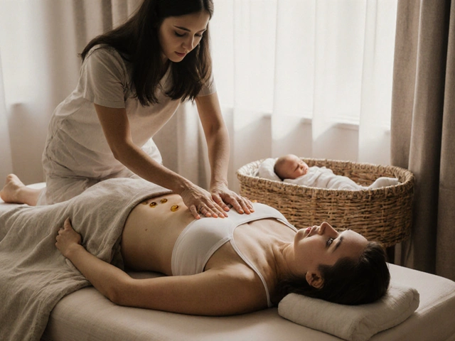 Masáž po porodu: Jak ulevit bolestem a napětí po narození dítěte
