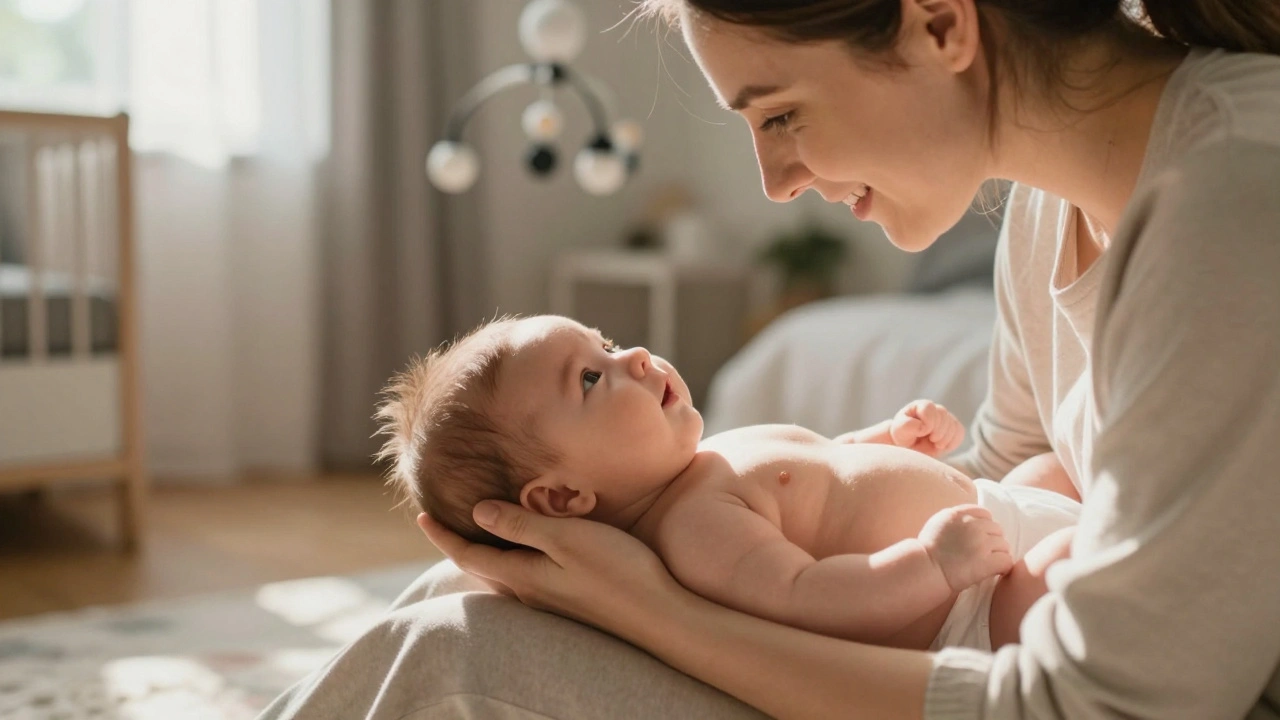 Jak si hrát s 5týdenním miminkem: jednoduché aktivity, které podporují vývoj