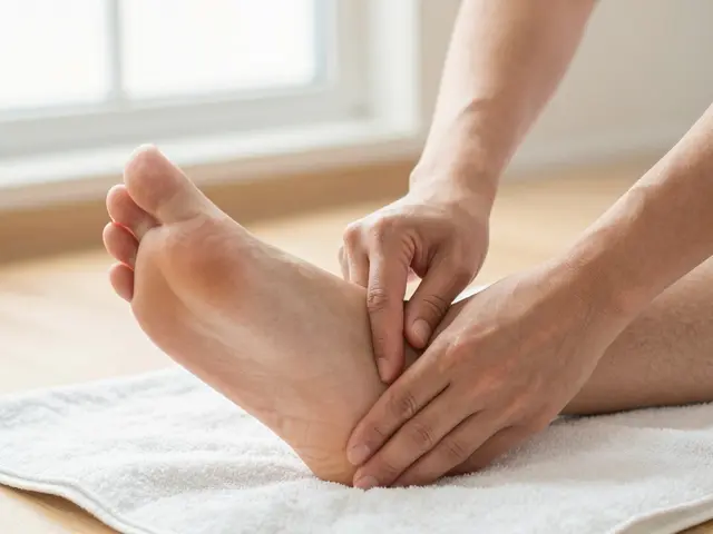 Zdravotní masáž při plantární fasciitidě: Jak efektivně ulevit bolesti páté kosti