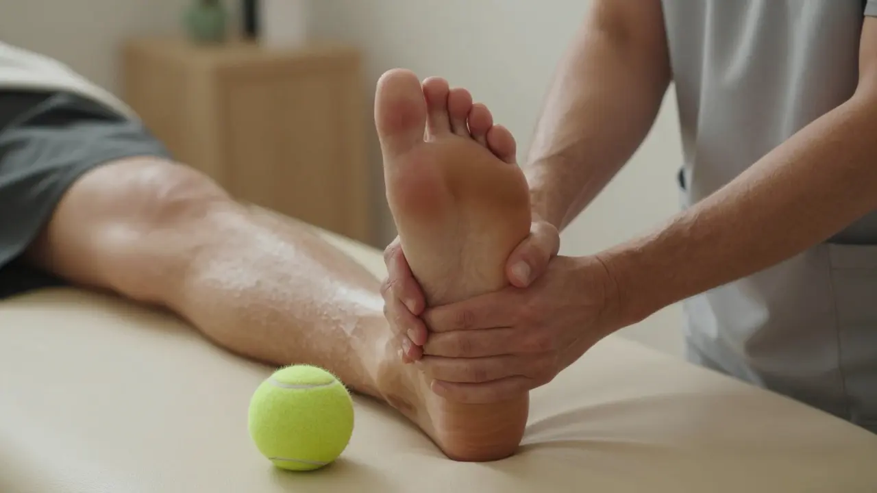 Zdravotní masáž při plantární fasciitidě: Jak efektivně ulevit bolesti pata