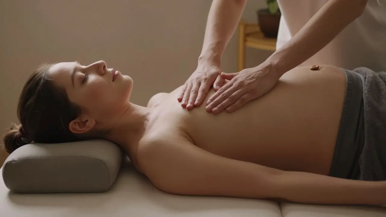 Těhotenská masáž: Jaké techniky použít pro klid, odlehčení a pohodu