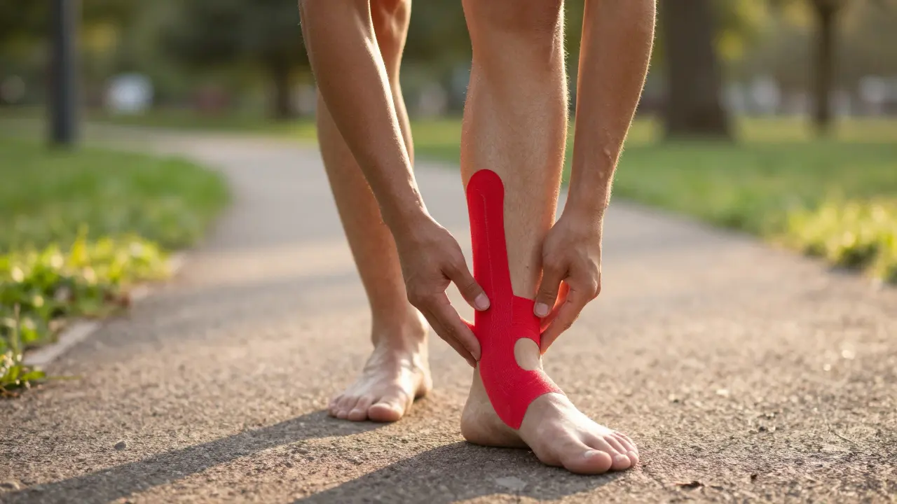 Kdy tejpovat kotník? Praktický návod pro sportovce a každodenní bolesti