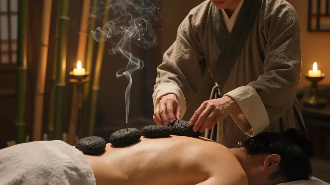 Historie masáže lávovými kameny: Od starověkých rituálů po moderní wellness