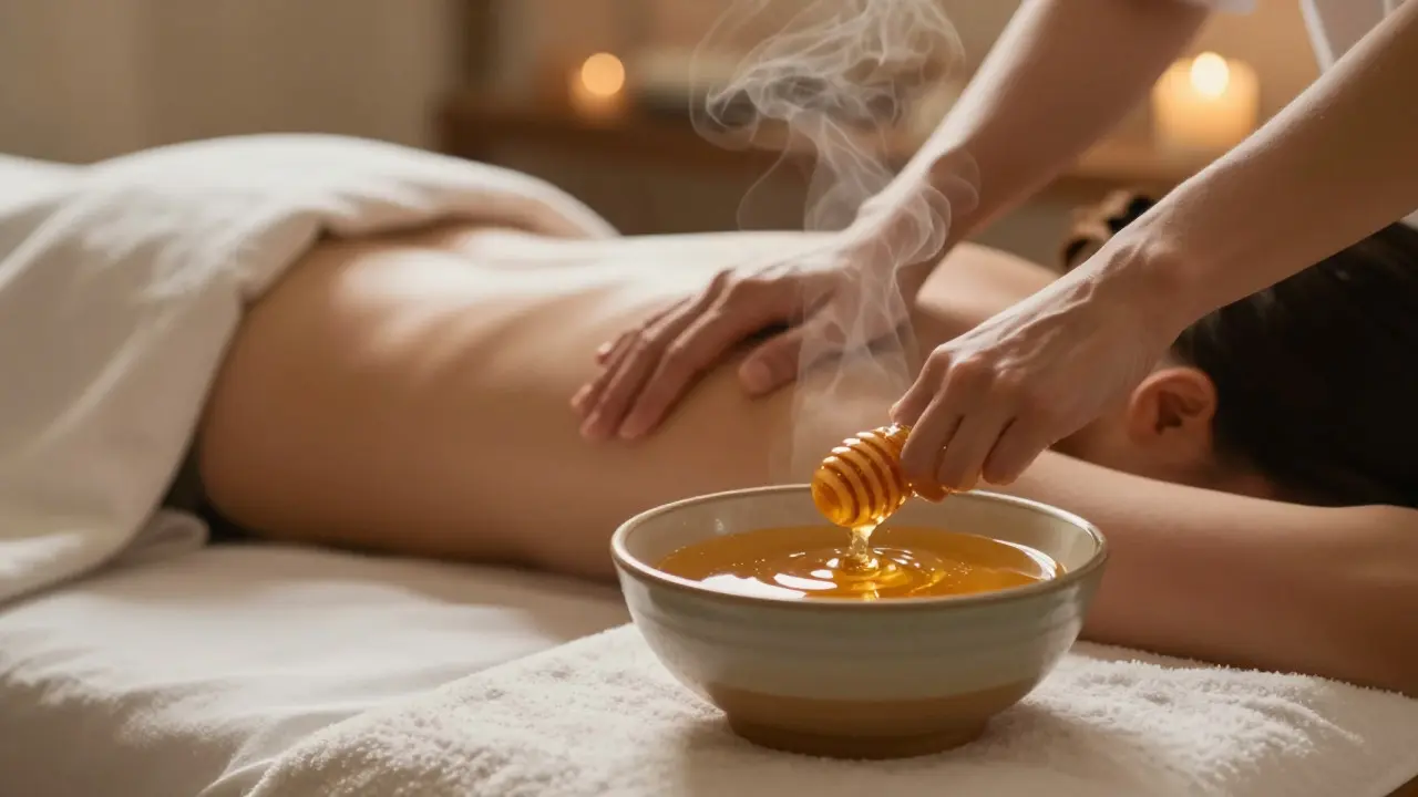 Medová masáž: Jak na dokonalou relaxaci a detoxikaci těla