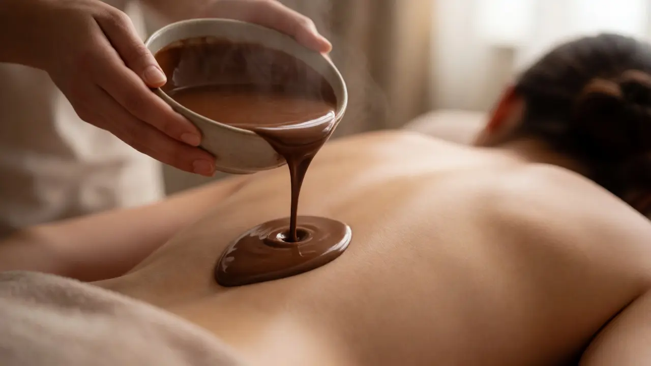 Čokoládová masáž: Jak může pomoci s trávením a relaxací
